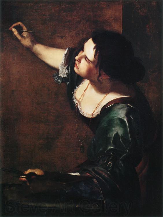 Artemisia  Gentileschi Self-Portrait as the Allegory of Painting (mk25) Germany oil painting art